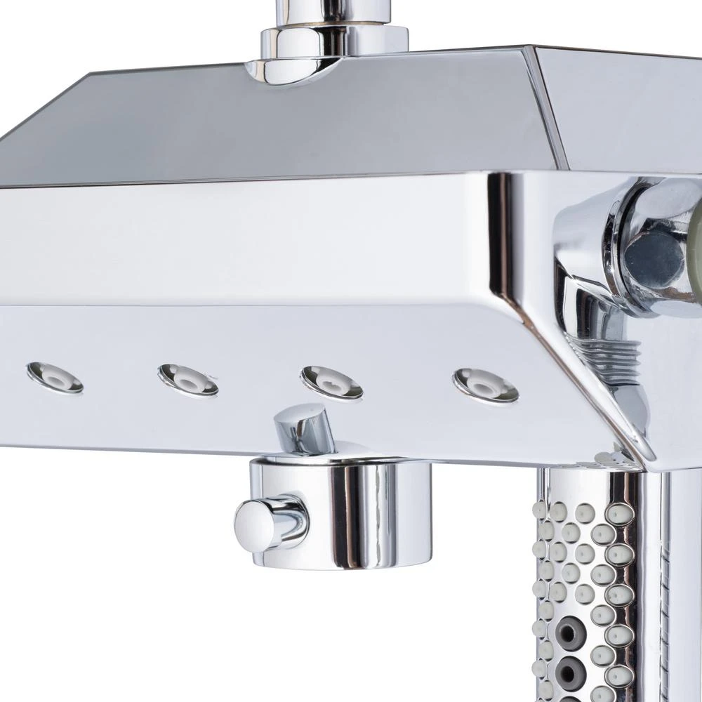 5-spray 12 In. Dual Shower Head And Handheld Shower Head With Body Spray In Chrome 7 5-spray 12 In. Dual Shower Head And Handheld Shower Head With Body Spray In Chrome - Image 5