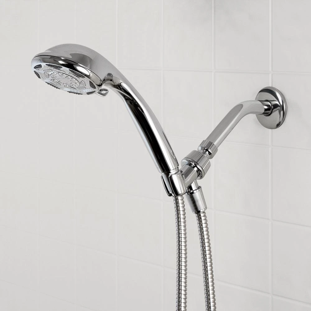 6-Spray 4 In. Wall Mount Handheld Shower Head In Chrome 8 6-Spray 4 In. Wall Mount Handheld Shower Head In Chrome - Image 6