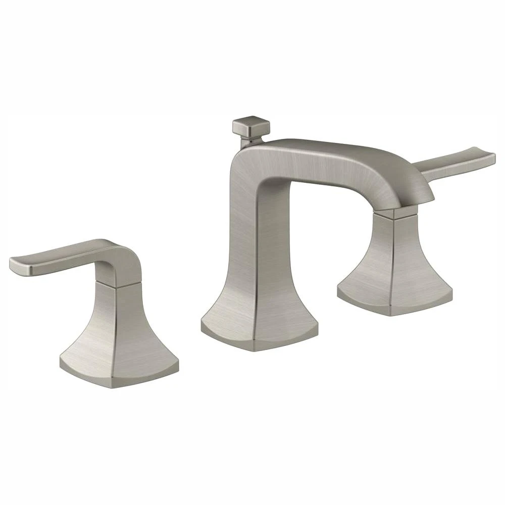 Rubicon 8 In. Widespread 2-Handle Bathroom Faucet In Vibrant Brushed Nickel 3 Rubicon 8 In. Widespread 2-Handle Bathroom Faucet In Vibrant Brushed Nickel