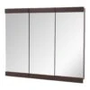 36-1/4 In. W X 29-3/4 In. H Fog Free Framed Surface-Mount Tri-view Bathroom Medicine Cabinet In Java -Valspa Bathroom Shop eb567ec64967c7531c9d173714e06a7f 1800x1800