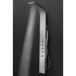 63 In. 2 Massage Spray Shower Panel System In Stainless Steel With Rainfall Shower Head And Shower Wand 13 63 In. 2 Massage Spray Shower Panel System In Stainless Steel With Rainfall Shower Head And Shower Wand -Valspa Bathroom Shop ef7323f2b95ae5da97874ab12a82589a 1800x1800