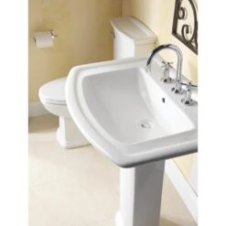 Washington 460 Vitreous China Pedestal Combo Bathroom Sink In White -Valspa Bathroom Shop eff8724cd7e3698fd9d2c971bf3975f1 06b5e3d6 f301 4f5f 9110 7b68f75635b2 1800x1800