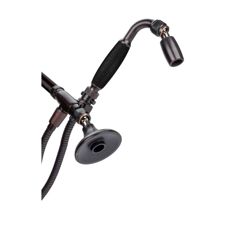 1-spray 3.25 In. Dual Shower Head And Handheld Shower Head In Oil Rubbed Bronze 3 1-spray 3.25 In. Dual Shower Head And Handheld Shower Head In Oil Rubbed Bronze