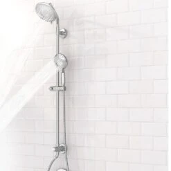 Spectra Versa 4-Spray Round 36 In. Shower System Kit With Hand Shower 1.8 GPM In Polished Chrome -Valspa Bathroom Shop f732afd3c34d98ce696740d9cbc54055 1800x1800