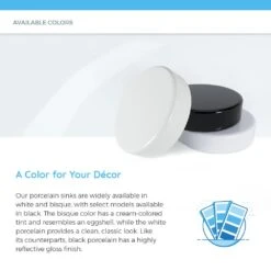 MR Direct Undermount Porcelain Bathroom Sink In Black With Pop-Up Drain In Antique Bronze -Valspa Bathroom Shop f867b165f3abb206a0e59d0daaefd76d 60456011 9f1b 4df4 bbb9 6933b557f908 1800x1800