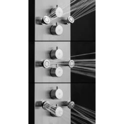 65 In. 8-Jet Shower Panel System In Stainless Steel With Adjustable Rainfall Shower Head, Handshower Wand And Tub Spout -Valspa Bathroom Shop fcb88c440e835a2b1b84978a9cbb05fa 1800x1800